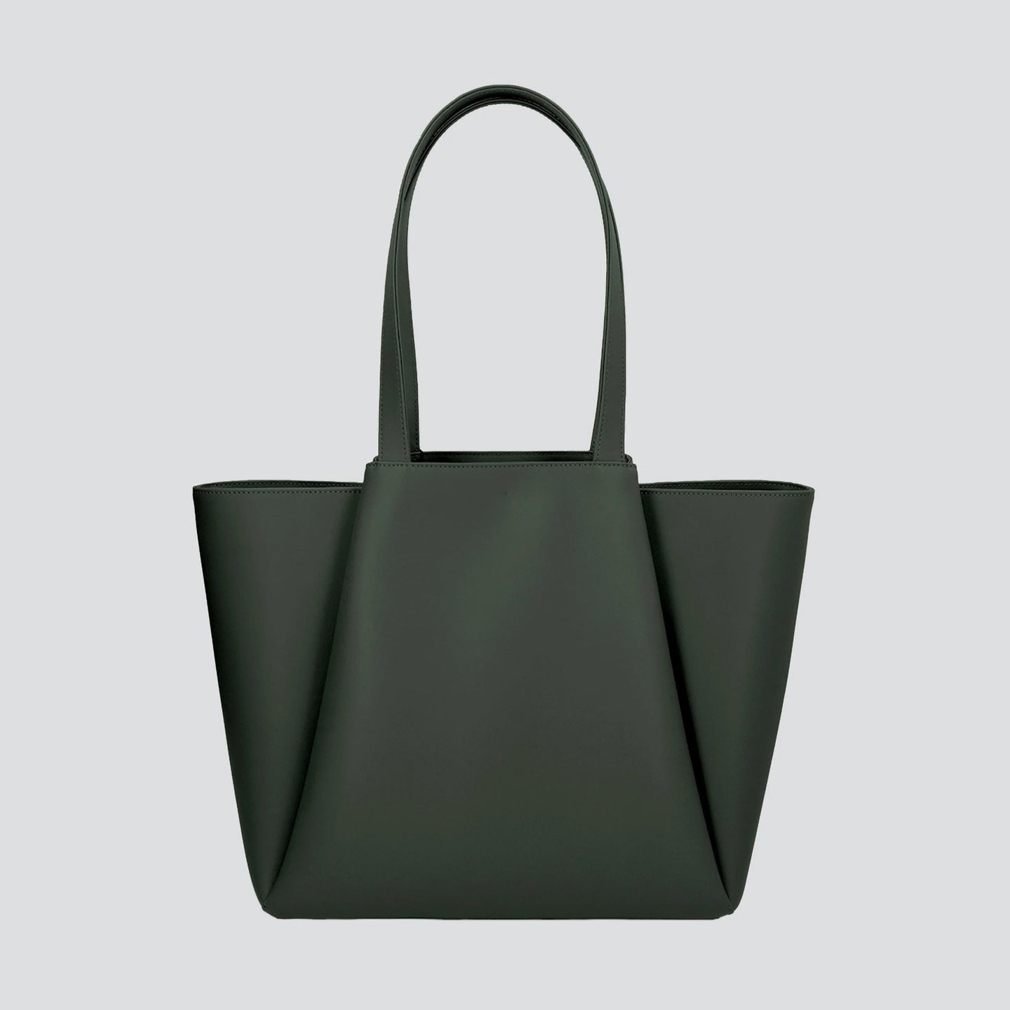 Geometric Pyramid Leather 15.6 Inch Zipper Laptop Tote Bag