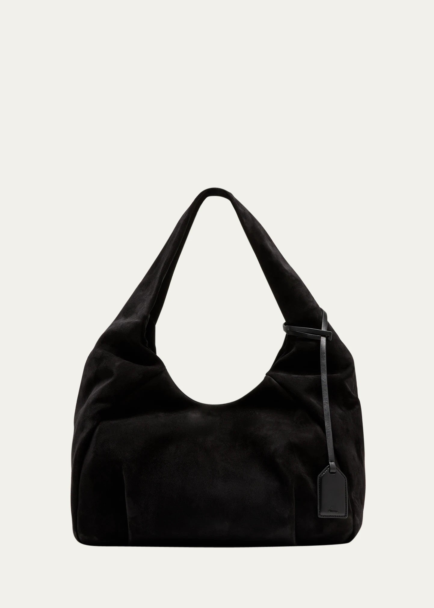 Soft Suede Large Slouchy Magnetic Shoulder Hobo Bag