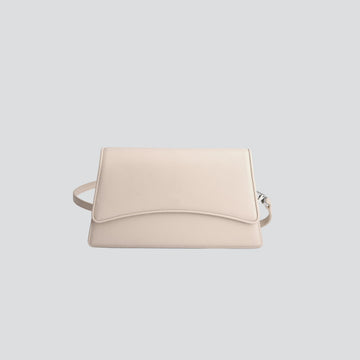 Soft Nappa Leather Magnetic Flap Mini Arch Crossbody Small Bag