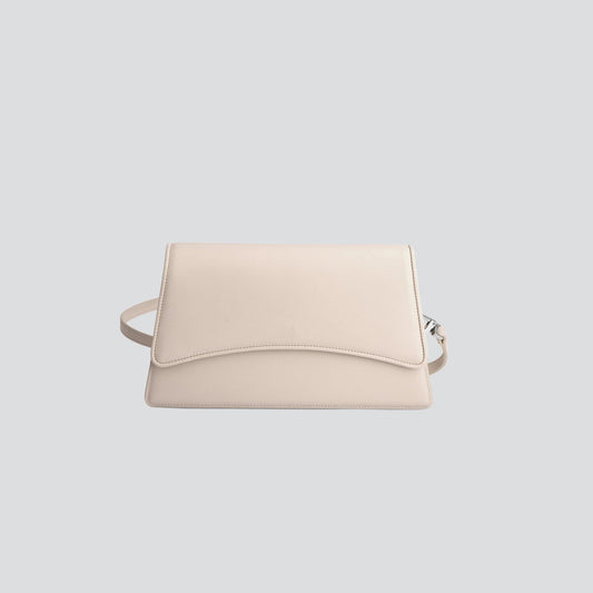 Soft Nappa Leather Magnetic Flap Mini Arch Crossbody Small Bag