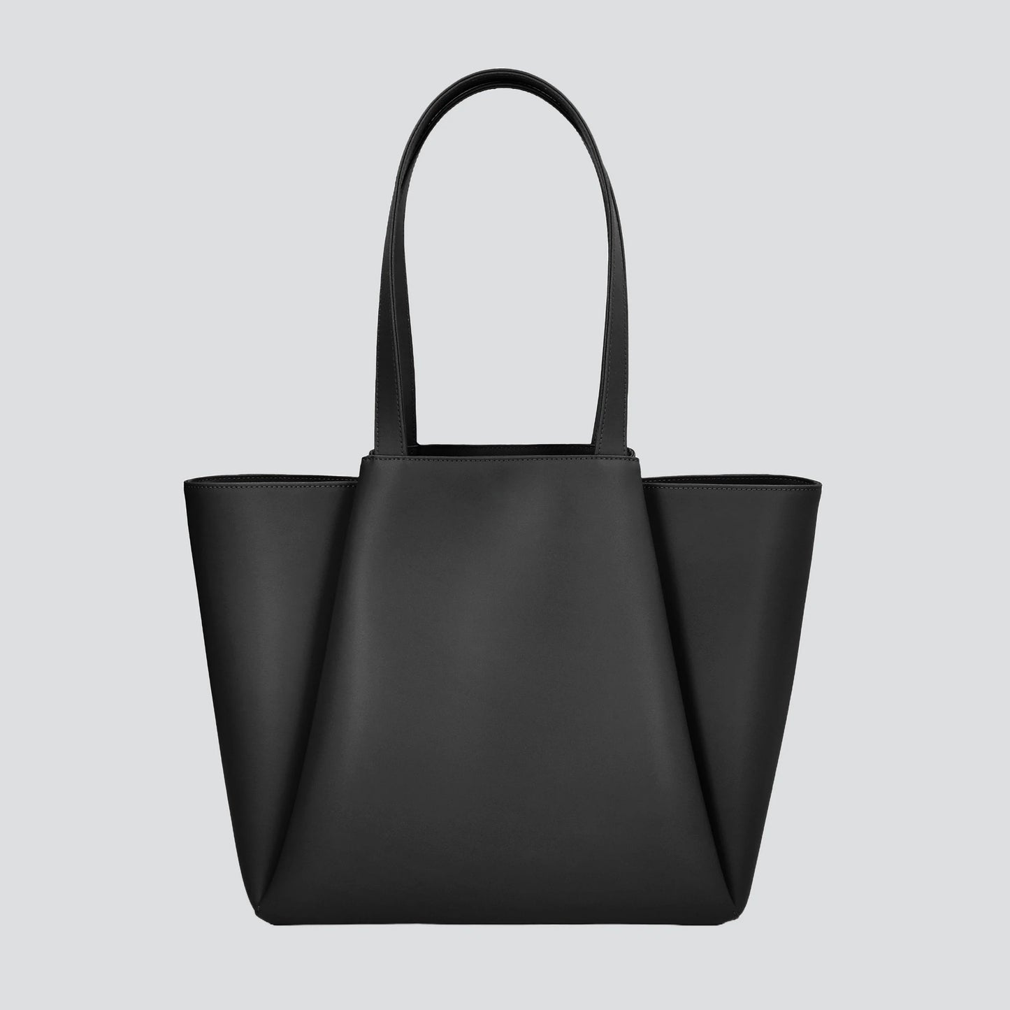 Geometric Pyramid Leather 15.6 Inch Zipper Laptop Tote Bag