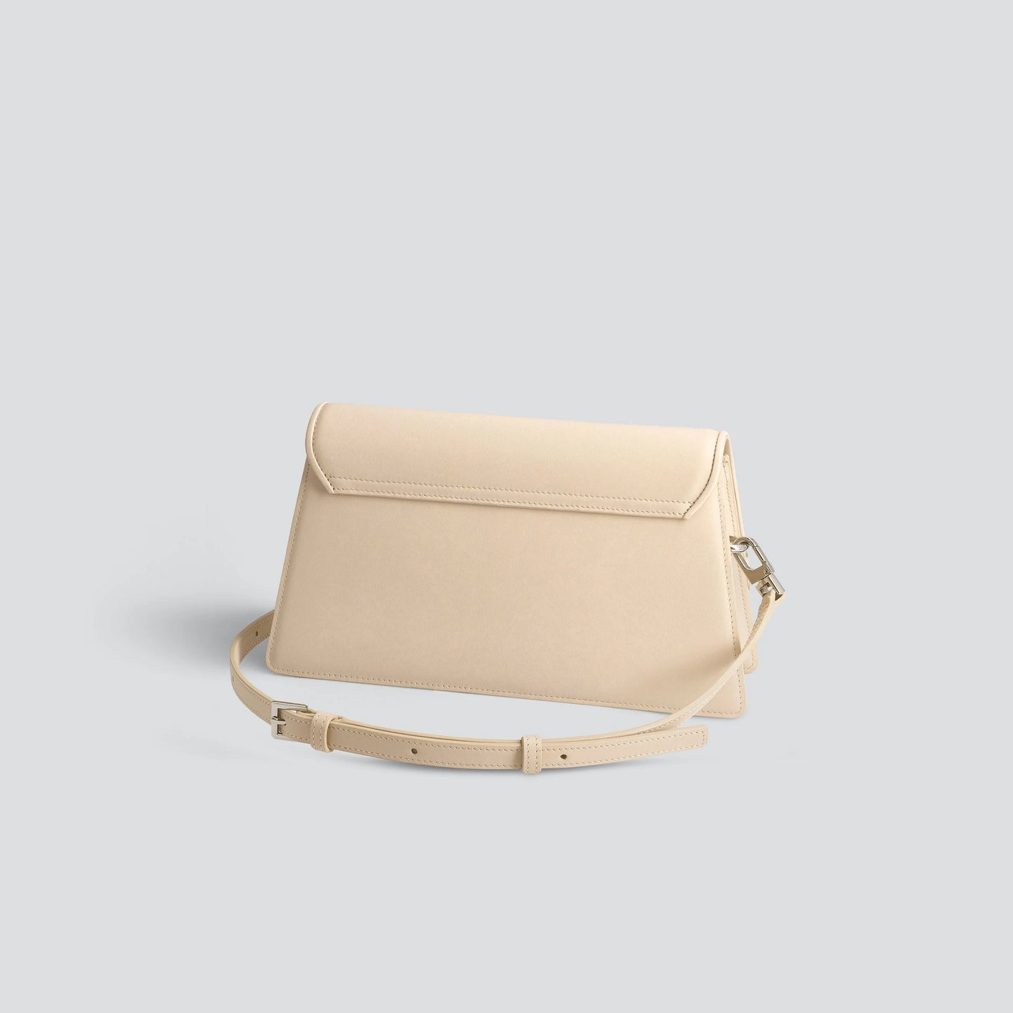 Soft Nappa Leather Magnetic Flap Mini Arch Crossbody Small Bag
