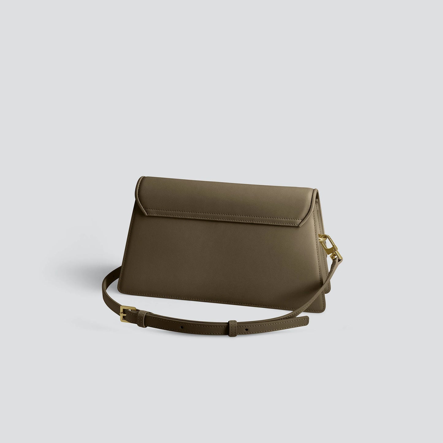 Soft Nappa Leather Magnetic Flap Mini Arch Crossbody Small Bag